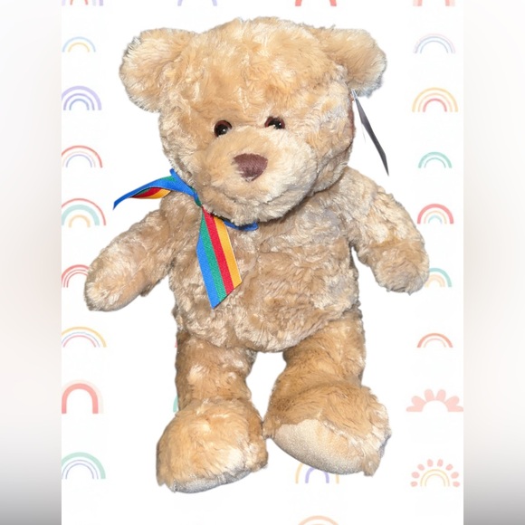 HTFGUND BOSCOV'S BUDDY BEAR RAINBOW CHILD ABUSE AWARENESS